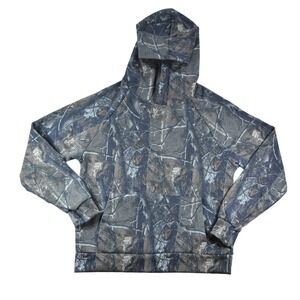 Blue Riot XO Mens Camo Hoodie Woodland Real Tree Print FTS1026-M126 Medium